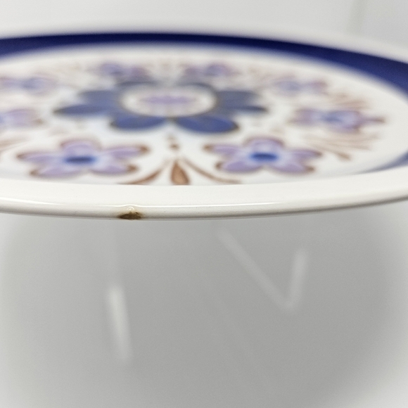 Mikasa Nightfall Chop Plate 12" Cera Stone D1551 Vintage Round Platter (flaw) - Picture 5 of 8